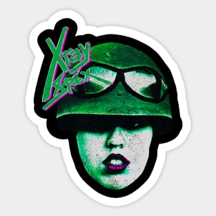 Retro X-ray spex poly styrene tribute Sticker